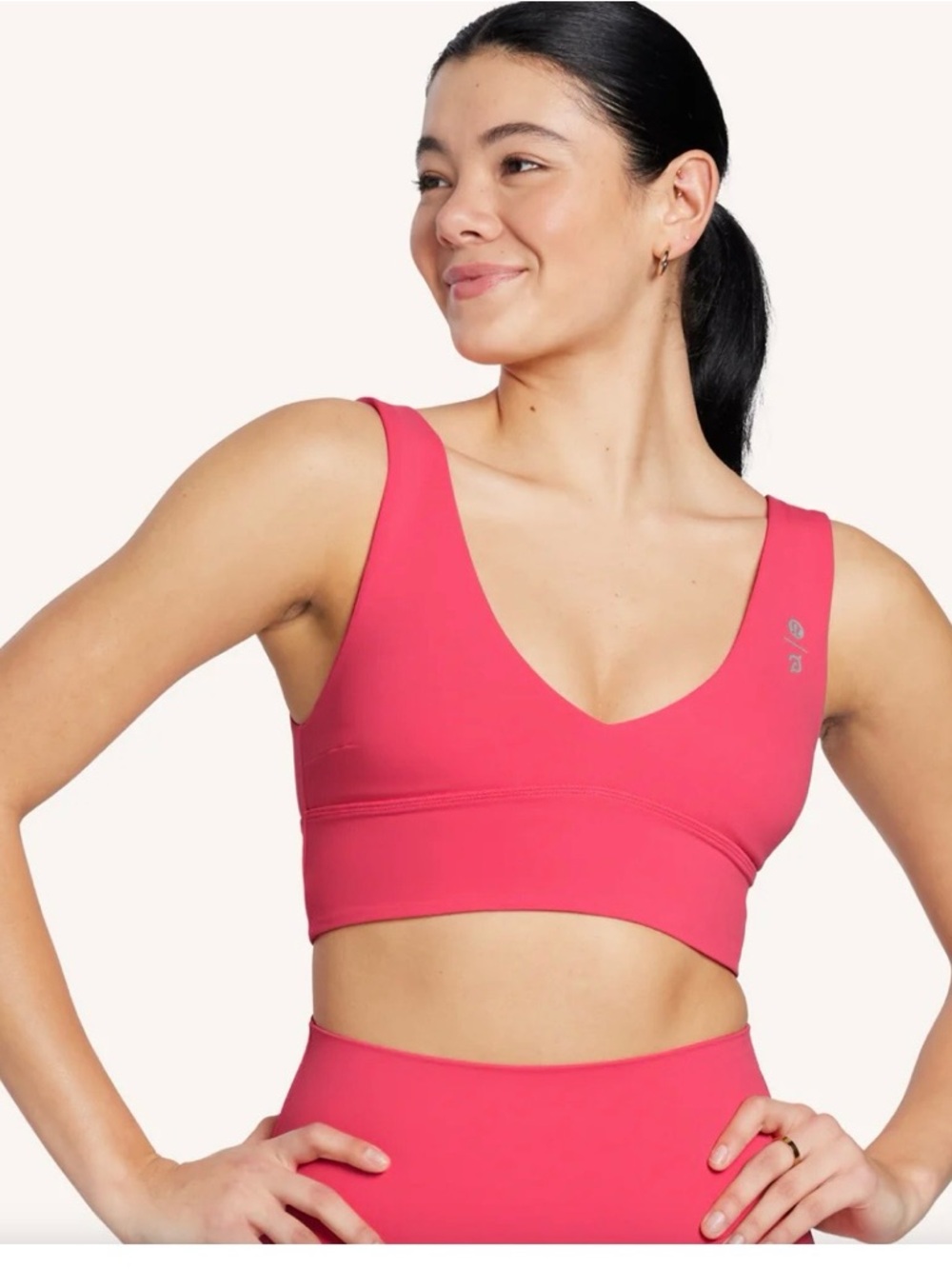 lululemon x Peleton Align V neck bra women's size 6